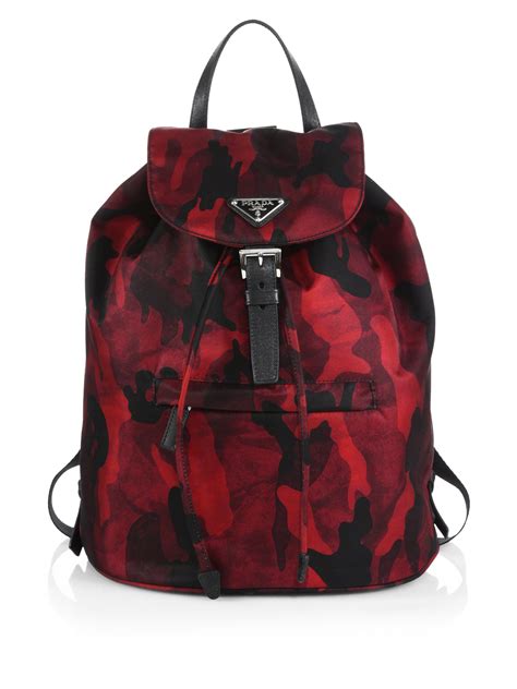 Prada Tessuto Camouflage Backpack 